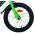 Volare Sportivo Kinderfiets - Jongens - 16 inch - Groen Zwart - Twee Handremmen