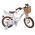 Volare Blossom Kinderfiets - Meisjes - 14 inch - Wit - Twee Handremmen