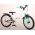 Volare Glamour Kinderfiets - Meisjes - 16 inch - Wit/Mint Groen - Prime Collection