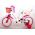 Volare Ashley Kinderfiets - Meisjes - 14 inch - Wit - 95% afgemonteerd