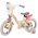 Disney Stitch Kinderfiets - Meisjes - 14 inch - Crème Koraal Blauw