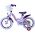 Disney Wish Kinderfiets - Meisjes - 14 inch - Paars - Twee handremmen