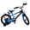 Volare Sportivo Kinderfiets - Jongens - 16 inch - Blauw Zwart - Twee Handremmen