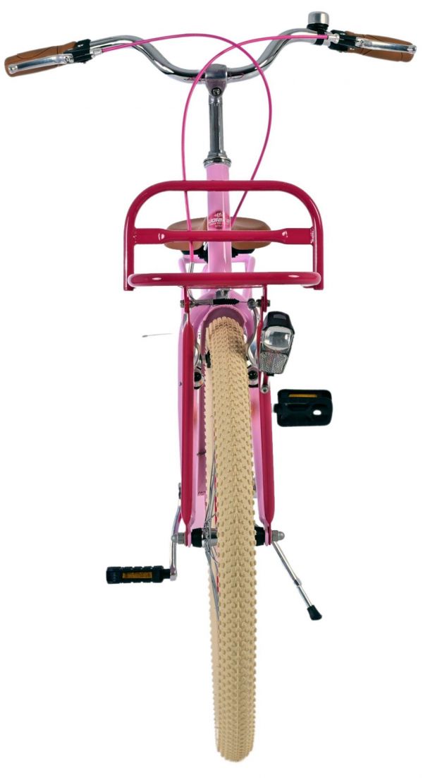 Volare Excellent Kinderfiets - Meisjes - 24 inch - Roze- Twee handremmen