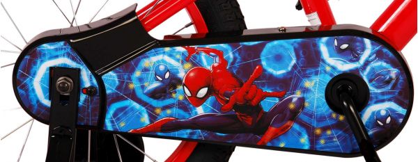 Ultimate Spider-Man Kinderfiets - Jongens - 16 inch - Blauw/Rood - Twee handremmen