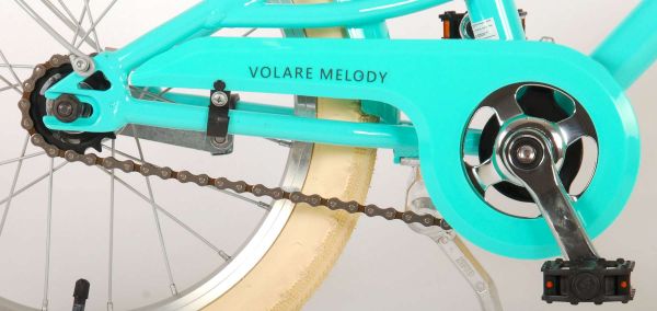 Volare Melody Kinderfiets - Meisjes - 16 inch - Turquoise - Prime Collection