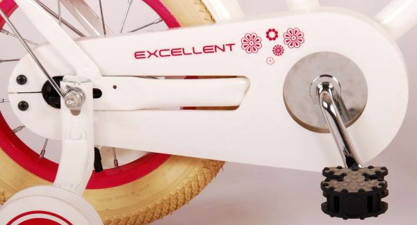 Volare Excellent Kinderfiets - Meisjes - 12 inch - Wit