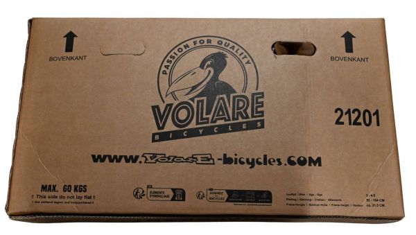 Volare Black Cruiser Kinderfiets - Jongens - 12 inch - Zwart