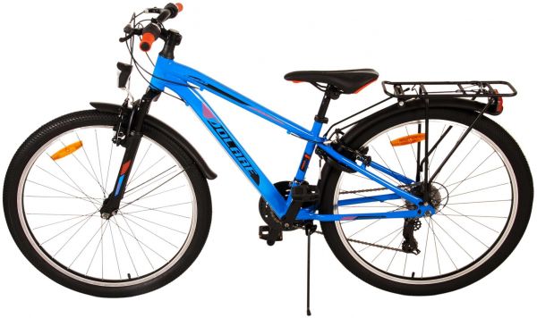 Volare Cross Kinderfiets - Jongens - 26 inch - Blauw - 18 versnellingen - Twee handremmen