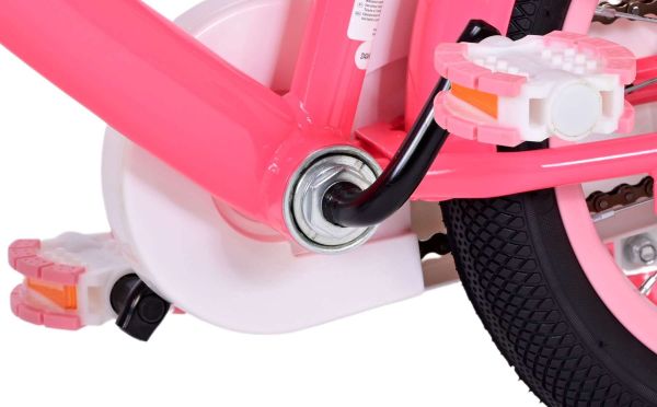 Volare Ashley Kinderfiets - Meisjes - 14 inch - Roze/Rood