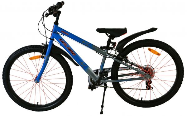 Volare Rocky Kinderfiets - 24 inch - Blauw - 7 speed