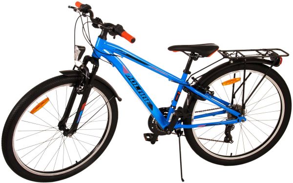 Volare Cross Kinderfiets - Jongens - 26 inch - Blauw - 18 versnellingen - Twee handremmen