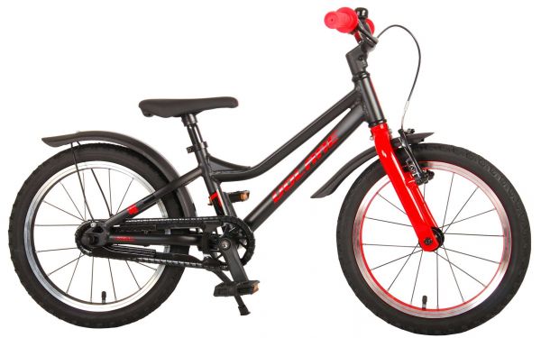 Volare Blaster Kinderfiets - Jongens - 16 inch  - Zwart/Rood - Prime Collection