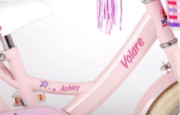 Volare Ashley Kinderfiets - Meisjes - 12 inch - Roze - 95% afgemonteerd