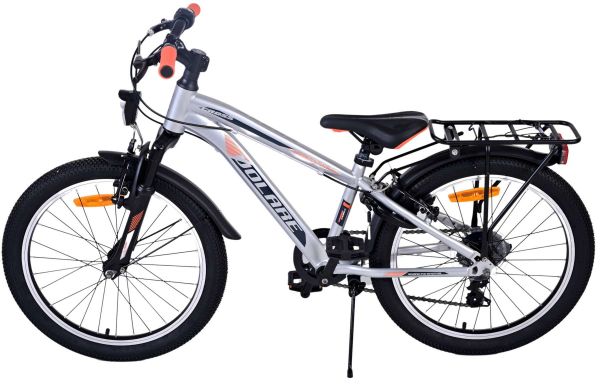 Volare Cross Kinderfiets - Jongens - 20 inch - Zilver - 6 versnellingen