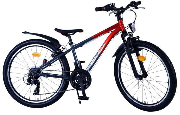 Volare XC Race Kinderfiets - 24 inch - 21 speed - Rood/Grijs