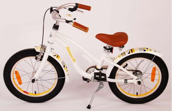 Volare Miracle Cruiser Kinderfiets - Meisjes - 16 inch - Wit - Prime Collection