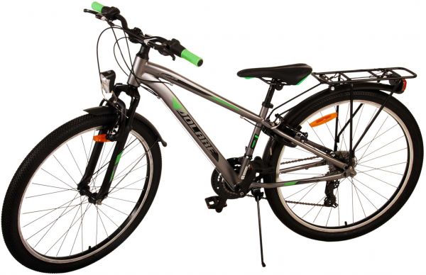 Volare Cross Kinderfiets - Jongens - 26 inch - Grijs - 18 versnellingen - Twee handremmen