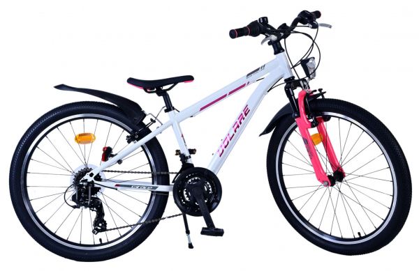 Volare XC Race Kinderfiets - 24 inch - 21 speed - Wit Roze