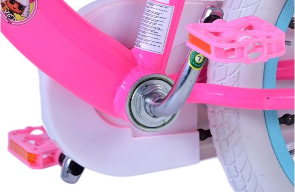 LOL Surprise Kinderfiets - Meisjes - 14 inch - Roze - Twee handremmen