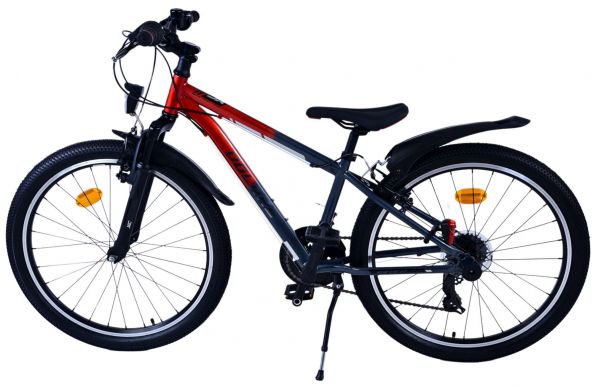 Volare XC Race Kinderfiets - 24 inch - 21 speed - Rood/Grijs