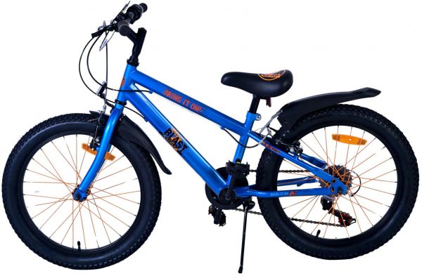 NERF Kinderfiets - Jongens - 20 inch - Satijn Blauw - 6 Speed