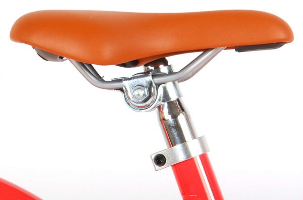 Volare Melody Kinderfiets - Meisjes - 20 inch - Koraal Rood - Twee Handremmen - Prime Collection