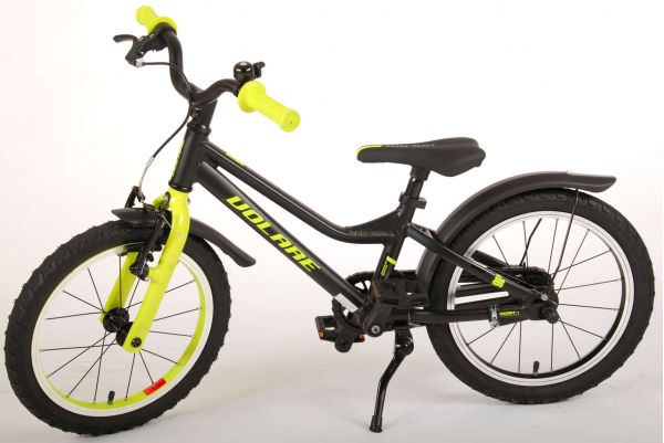 Volare Blaster Kinderfiets - Jongens - 16 inch  - Zwart/Geel - Prime Collection