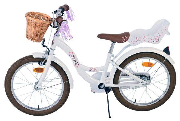 Volare Blossom Kinderfiets - Meisjes - 18 inch - Wit