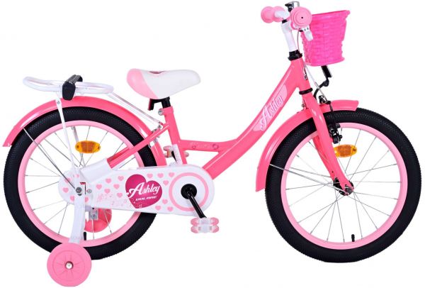 Volare Ashley Kinderfiets - Meisjes - 18 inch - Roze/Rood