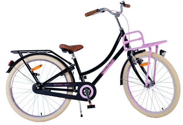 Volare Excellent Kinderfiets - Meisjes - 24 inch - Zwart