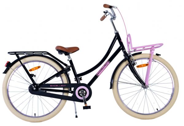 Volare Excellent Kinderfiets - Meisjes - 24 inch - Zwart