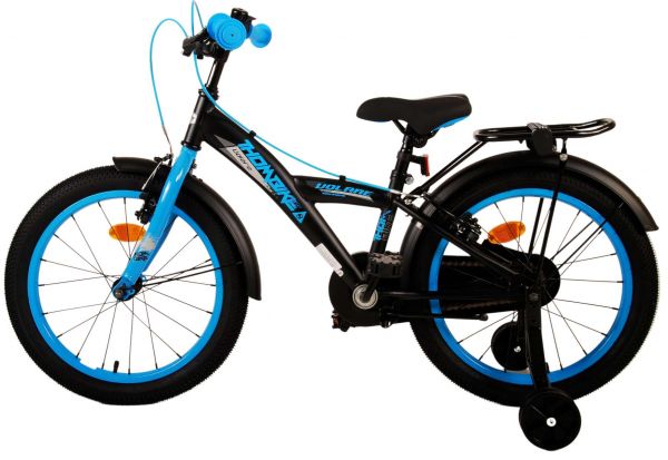 Volare Thombike Kinderfiets - Jongens - 18 inch - Zwart Blauw - Twee handremmen