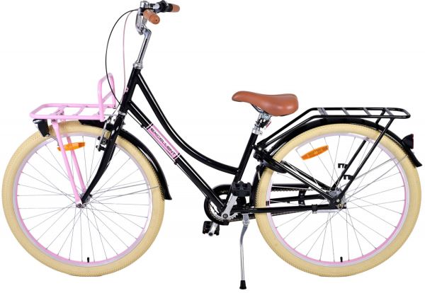 Volare Excellent Kinderfiets - Meisjes - 26 inch - Zwart - 3 versnellingen