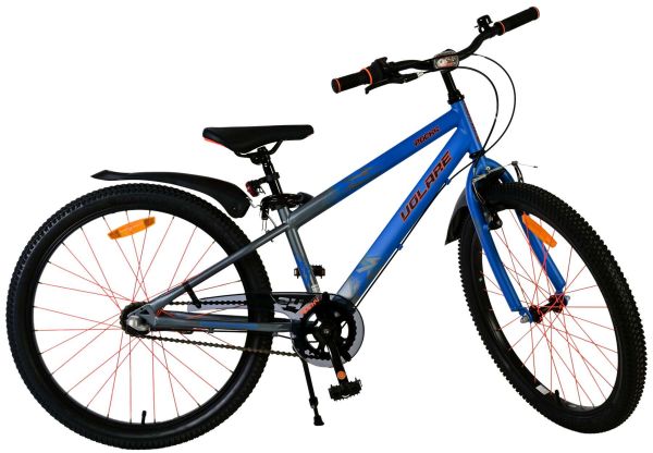 Volare Rocky Kinderfiets - 24 inch - Blauw - Shimano Nexus 3 versnellingen