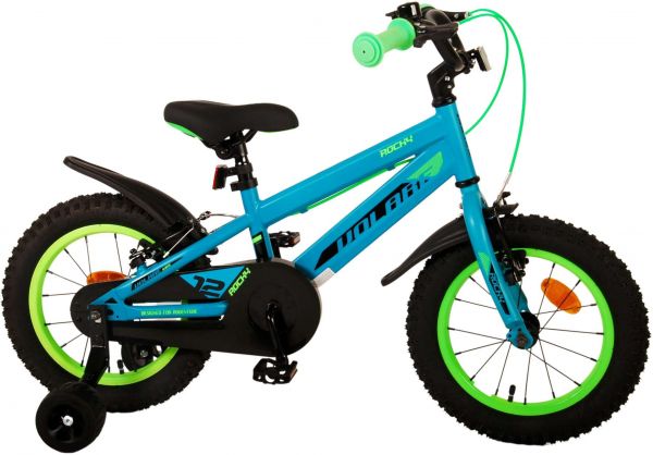 Volare Rocky Kinderfiets - Jongens - 14 inch - Groen - Twee handremmen