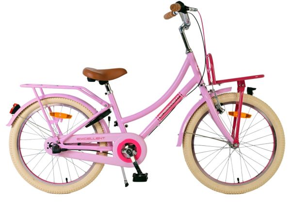 Volare Excellent Kinderfiets - Meisjes - 20 inch - Roze - 3 versnellingen