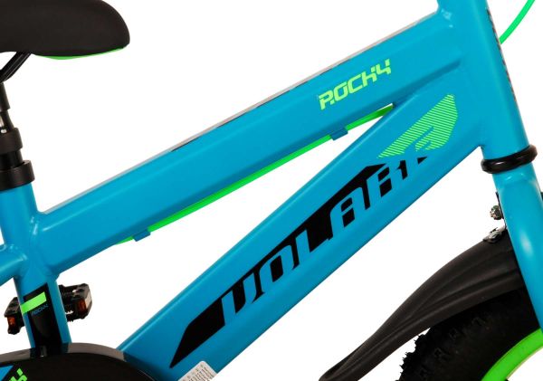 Volare Rocky Kinderfiets - Jongens - 14 inch - Groen - Twee handremmen