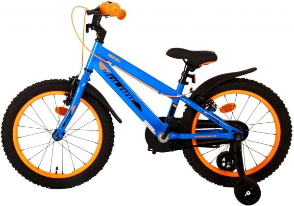 Volare Rocky Kinderfiets - Jongens - 18 inch - Blauw - Twee handremmen