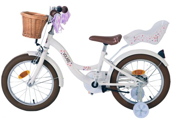 Volare Blossom Kinderfiets - Meisjes - 16 inch - Wit