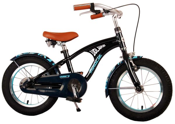 Volare Miracle Cruiser Kinderfiets - Jongens - 14 inch - Mat Blauw - Prime Collection