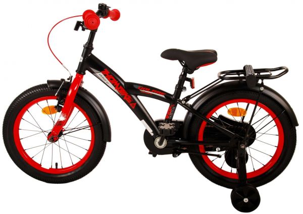 Volare Thombike Kinderfiets - Jongens - 16 inch - Zwart Rood