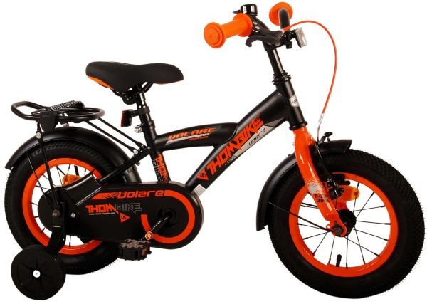 Volare Thombike Kinderfiets - Jongens - 12 inch - Zwart Oranje