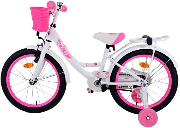 Volare Ashley Kinderfiets - Meisjes - 18 inch - Wit