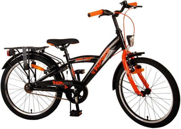 Volare Thombike Kinderfiets - Jongens - 20 inch - Zwart Oranje - Twee Handremmen