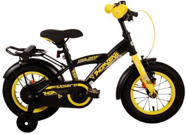 Volare Thombike Kinderfiets - Jongens - 12 inch - Zwart Geel