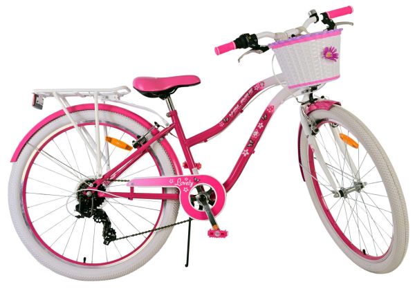 Volare Lovely Kinderfiets - Meisjes - 26 inch - Roze - 7 speed