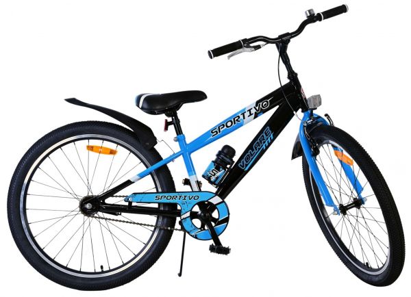 Volare Sportivo Kinderfiets - Jongens - 24 inch - Zwart Blauw