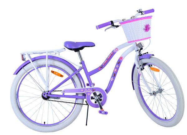 Volare Lovely Kinderfiets - Meisjes - 24 inch - Paars