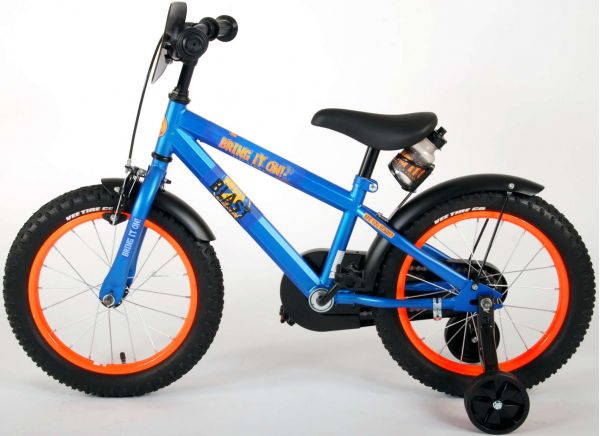 NERF Kinderfiets - Jongens - 16 inch - Satijn Blauw